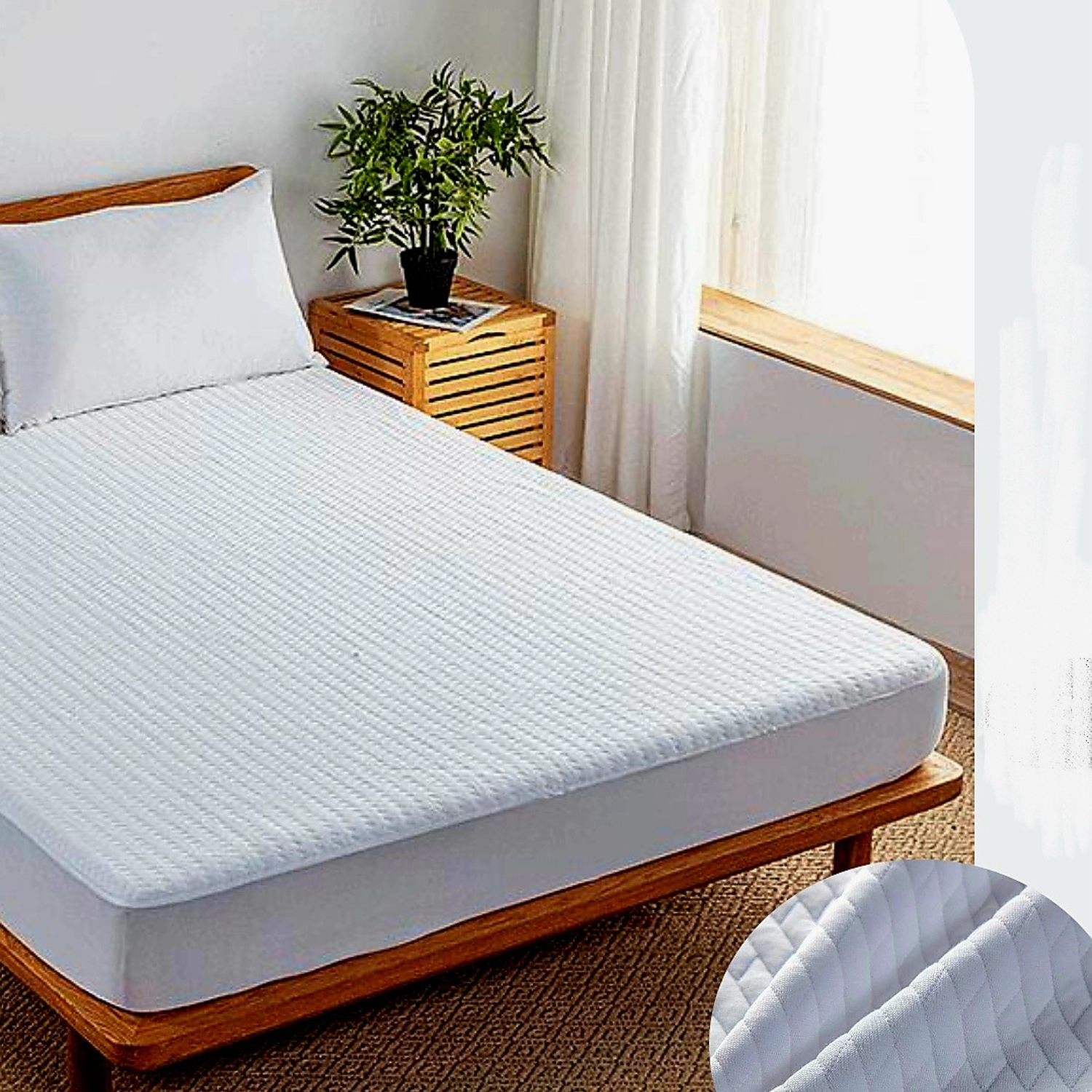 מגן מזרון אטום 80 ס"מ